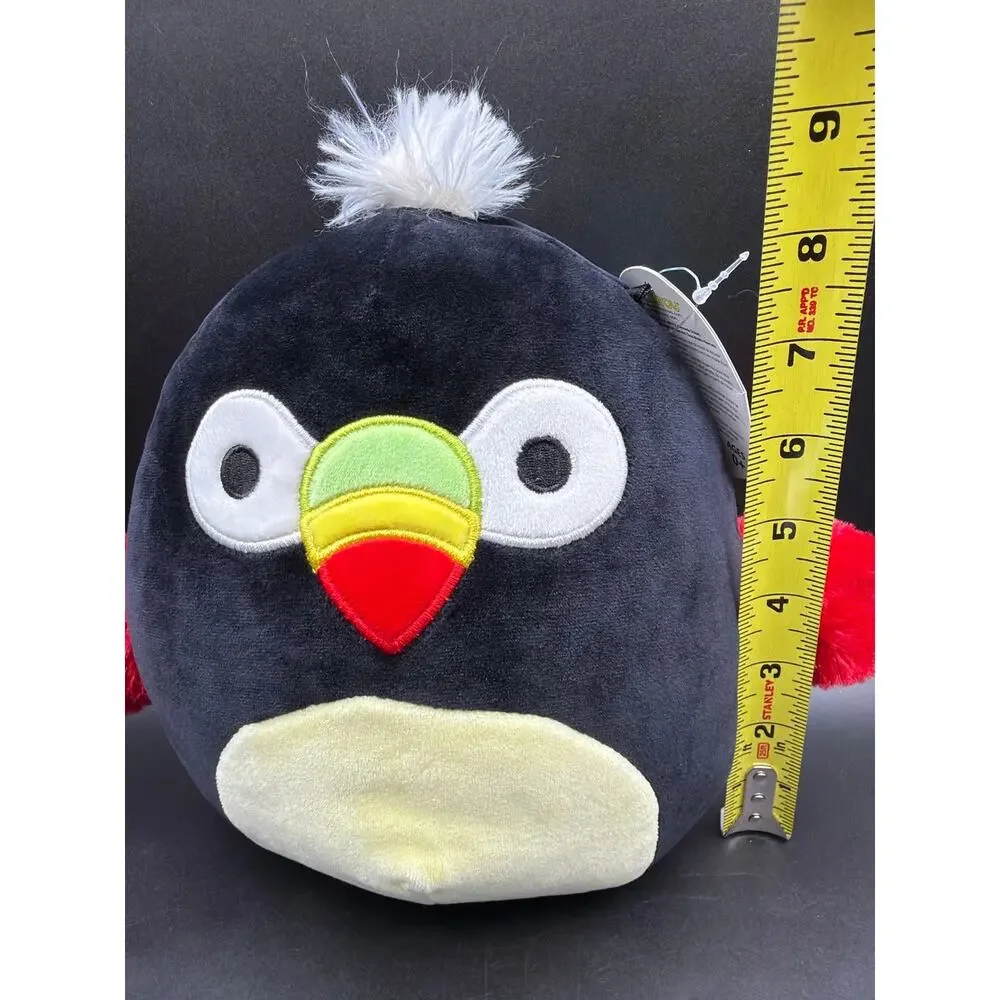 Squishmallows Tito Toucan 8 Inch Blacklight Plush Bird Kellytoy NWT Bio Tag